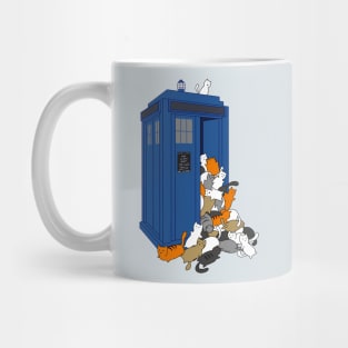 TARDIS and kittens Mug